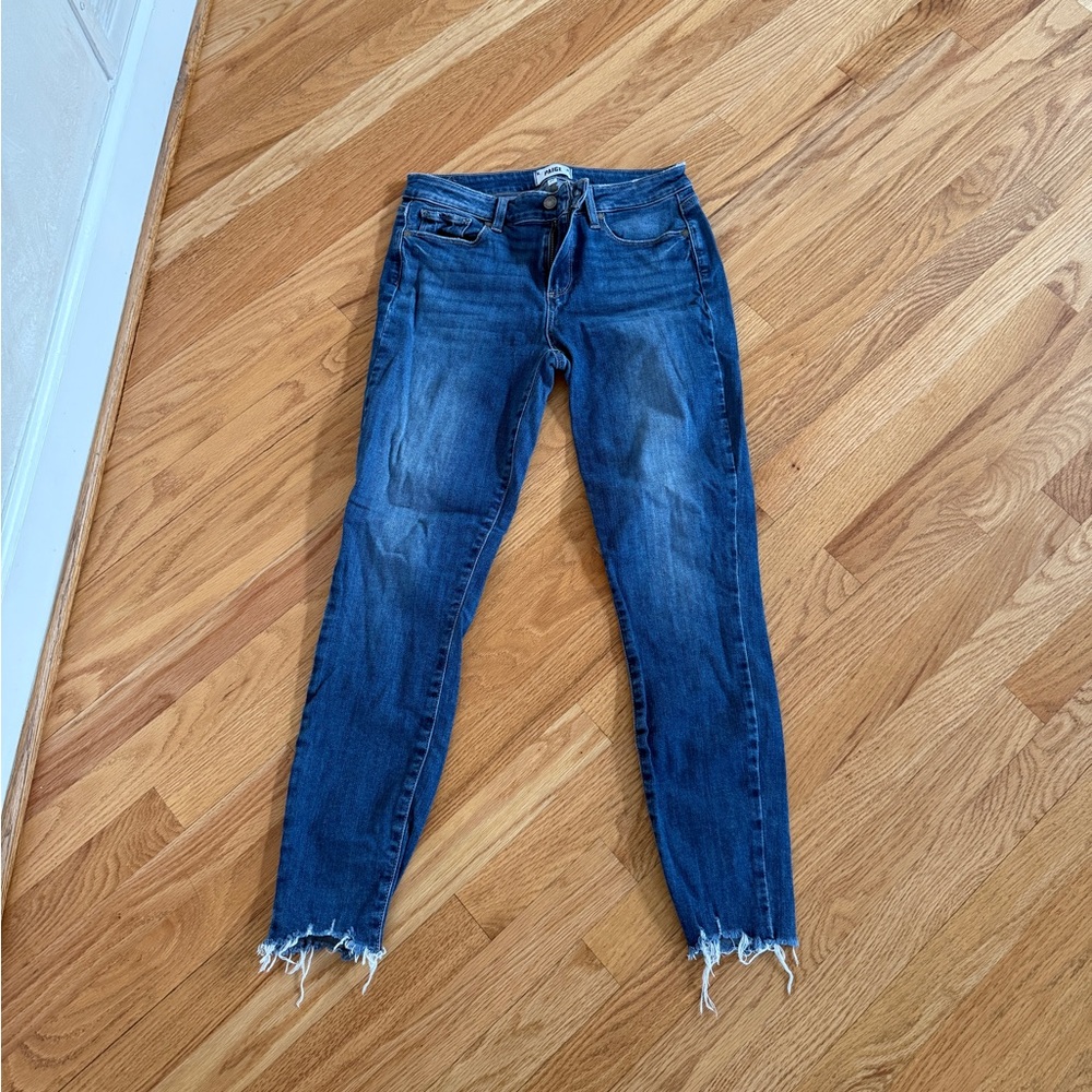 Paige Verdugo ankle jeans raw edge